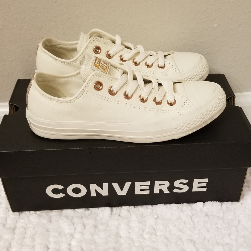 Converse Rose gold accents